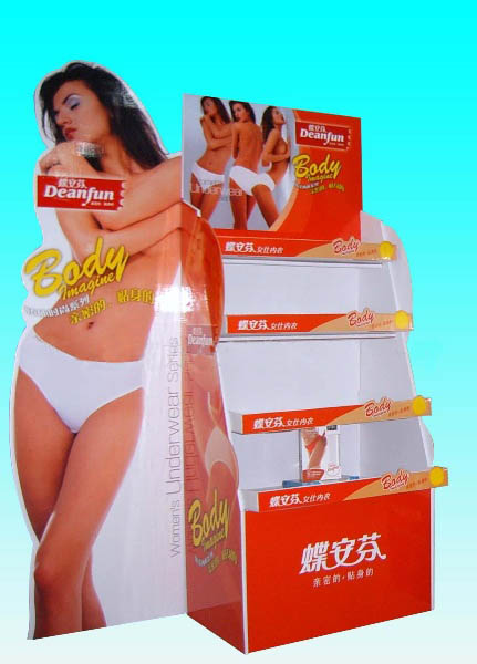 超市用紙質(zhì)貨架