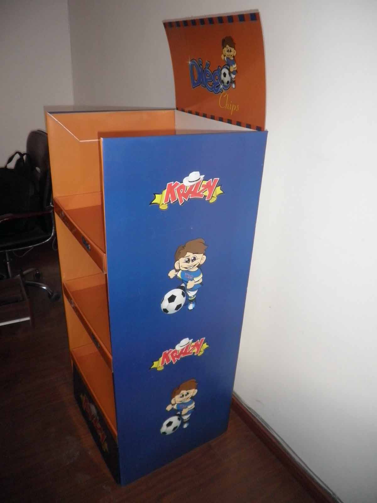 紙質(zhì)落地展示箱